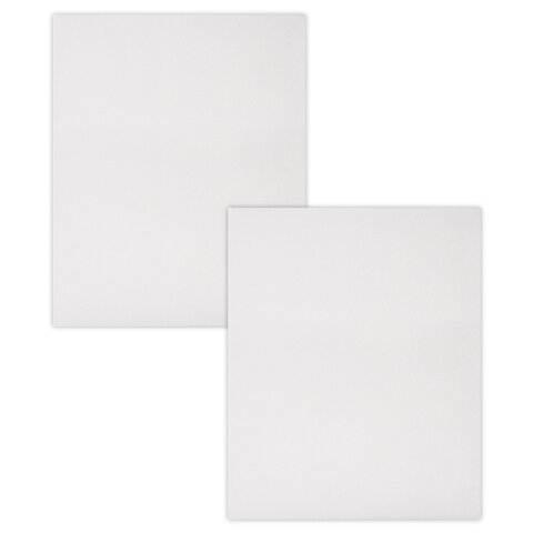 Холсты на подрамнике, набор 2 штуки, BRAUBERG ART BASIC, 40×50 см, 280 г/м2, хлопок, грунт