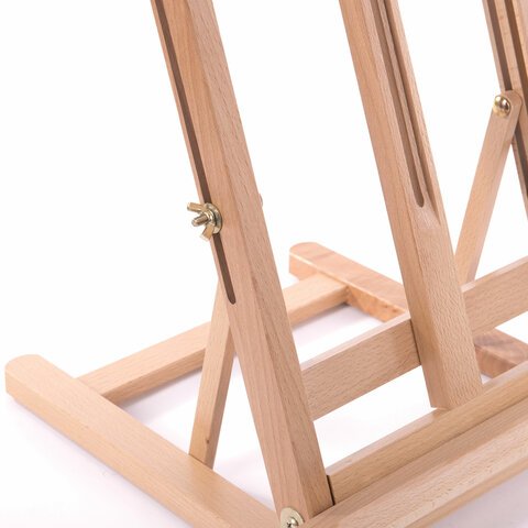 Мольберт настольный из бука, 27.5×97х32 см, высота холста 56 см, BRAUBERG ART CLASSIC