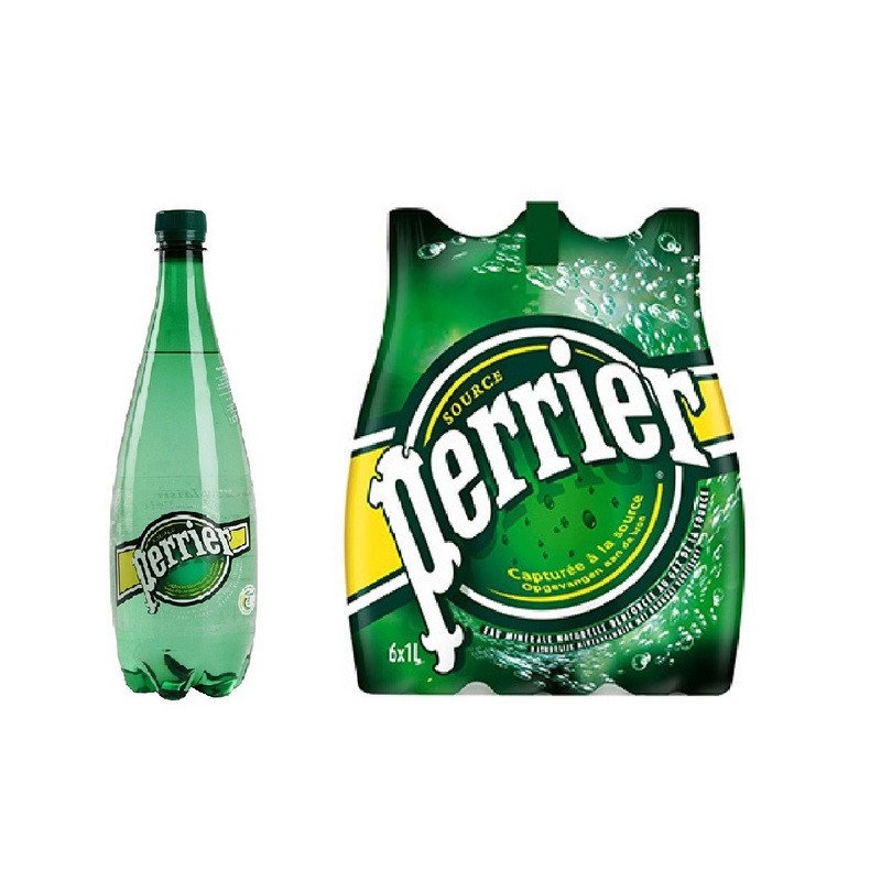 Вода минеральная Perrier газированная 1 литр (6 штук в упаковке) арт ...