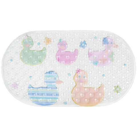 Коврик противоскользящий для ванной детский, УТЯТА, 69×39 см, 1 шт., BRAUBERG KIDS
