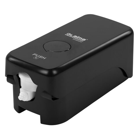 Дозатор для жидкого мыла-пены LAIMA PROFESSIONAL PREMIUM BLACK, НАЛИВНОЙ, 1 л, черный, ABS-пластик