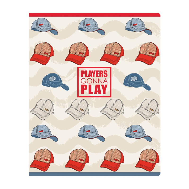 Тетрадь 48л., А5, клетка BG «Let s play», выб. лак