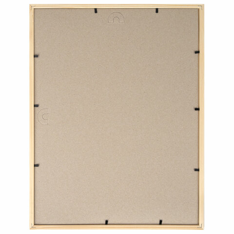 Рамка 30×40 см небьющаяся, аналог IKEA, багет 12 мм, дерево, BRAUBERG «Woodray», цвет натуральный