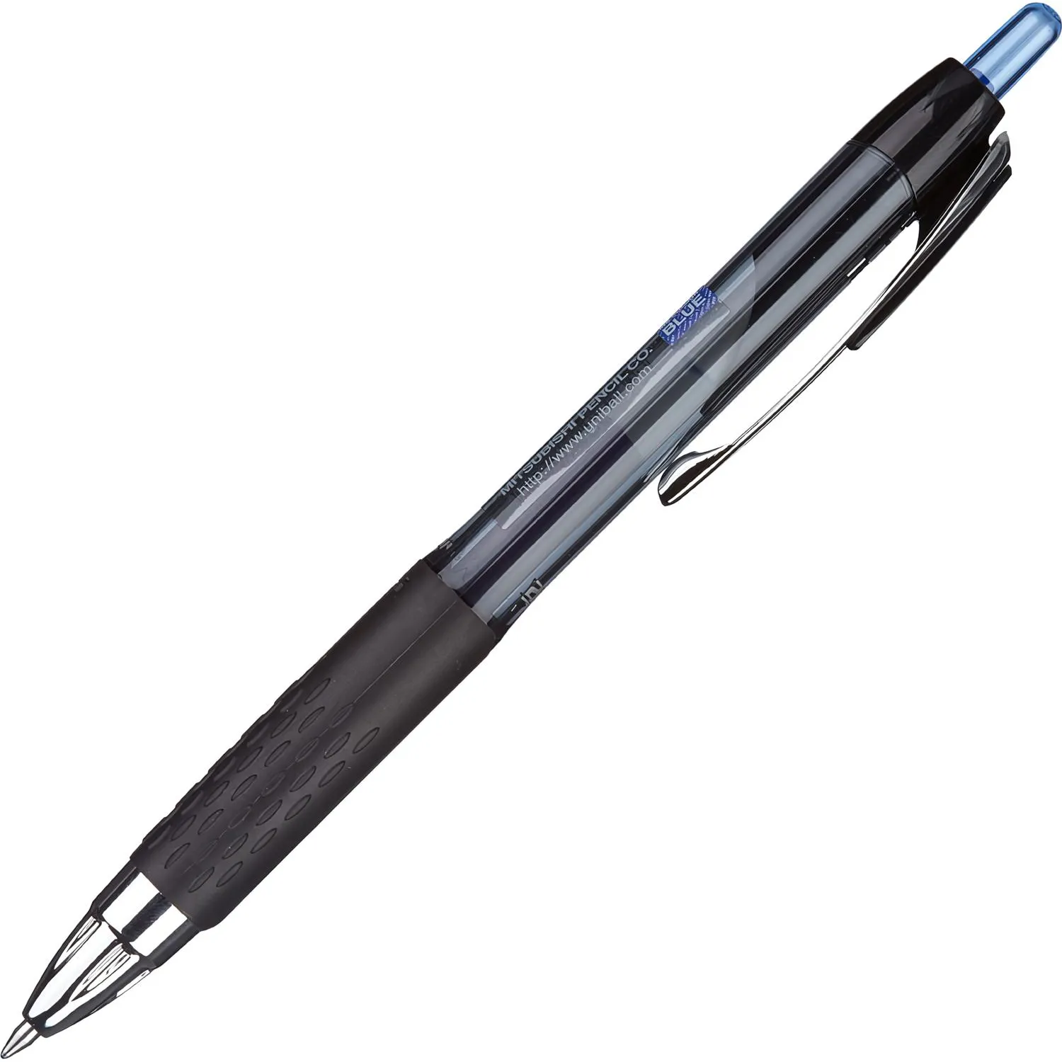 Ручка гелевая автоматическая Uni Signo UMN-207 синяя (толщина линии 0.4 мм)