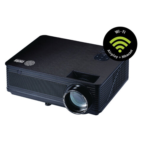 превью Проектор CACTUS CS-PRM.05B. WUXGA-W, LCD, 1920×1080, 16:9, 2800 лм, 2000:1, 4.2 кг