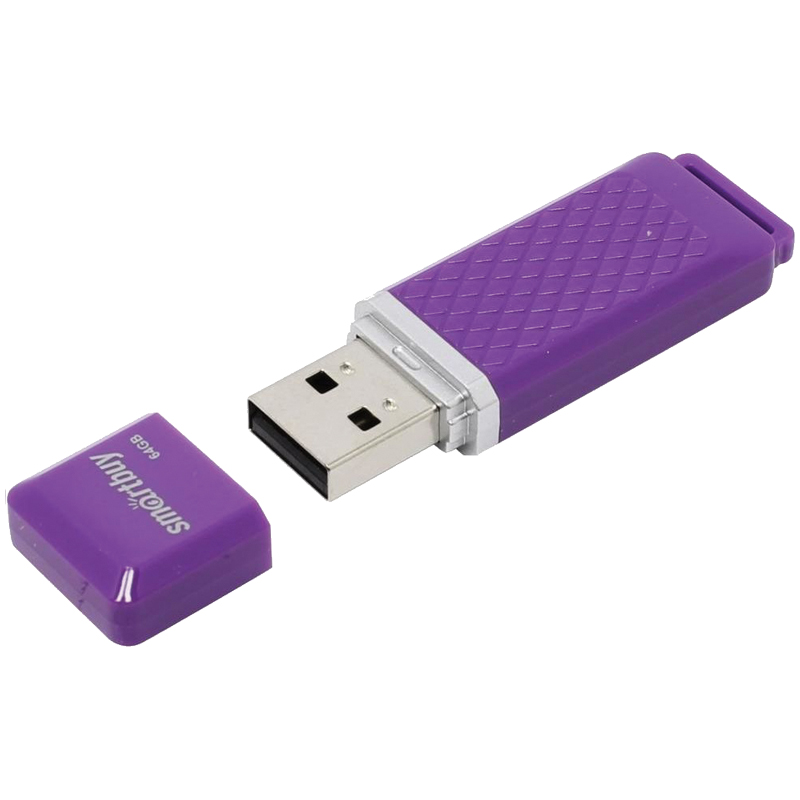 превью Память Smart Buy «Quartz» 64GB, USB 2.0 Flash Drive, фиолетовый