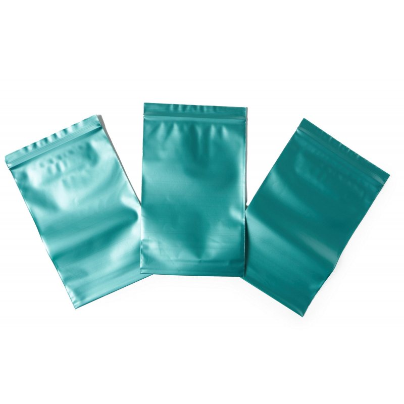 Пакет с замком Zip-Lock 10×15 см 60 мкм (зеленый, 100 штук в упаковке)