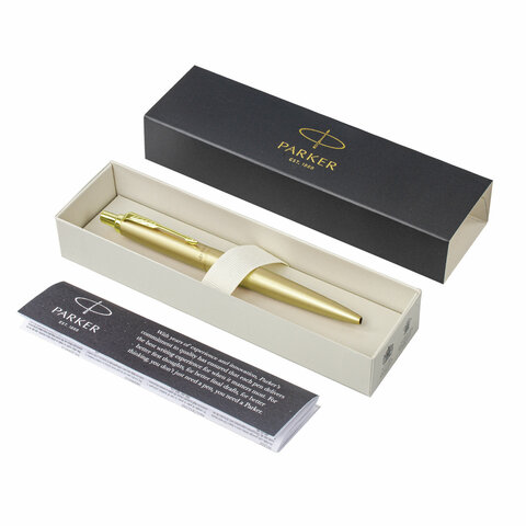 Ручка шариковая Parker «Jotter XL Monochrome 2020 Gold » синяя, 1.0мм, кнопочн., подар. уп. 