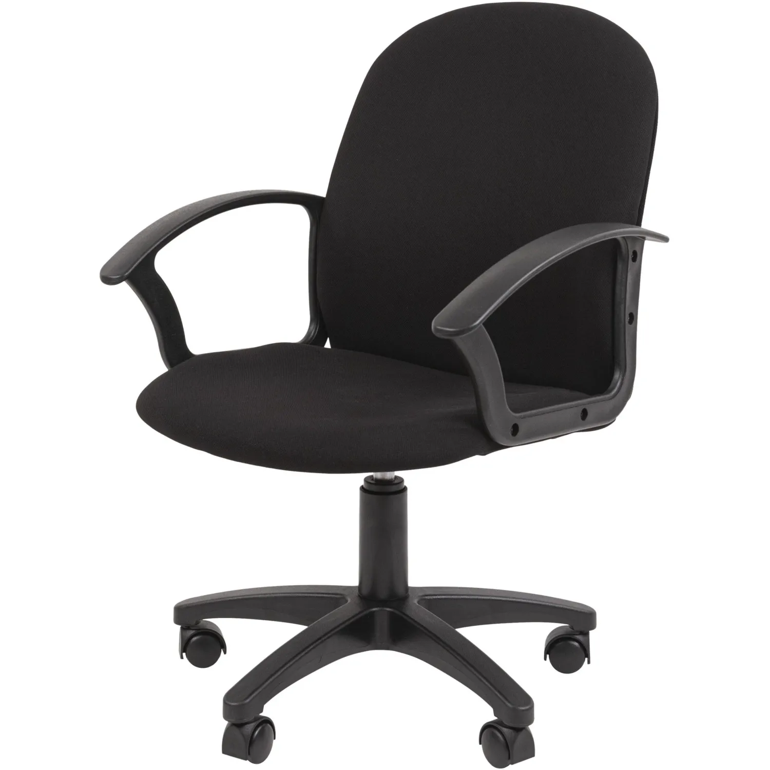превью Кресло для руководителя Easy Chair 326 чёрное (ткань, пластик)