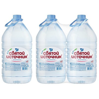Вода питьевая «Святой Источник» (5л, 2шт/уп)