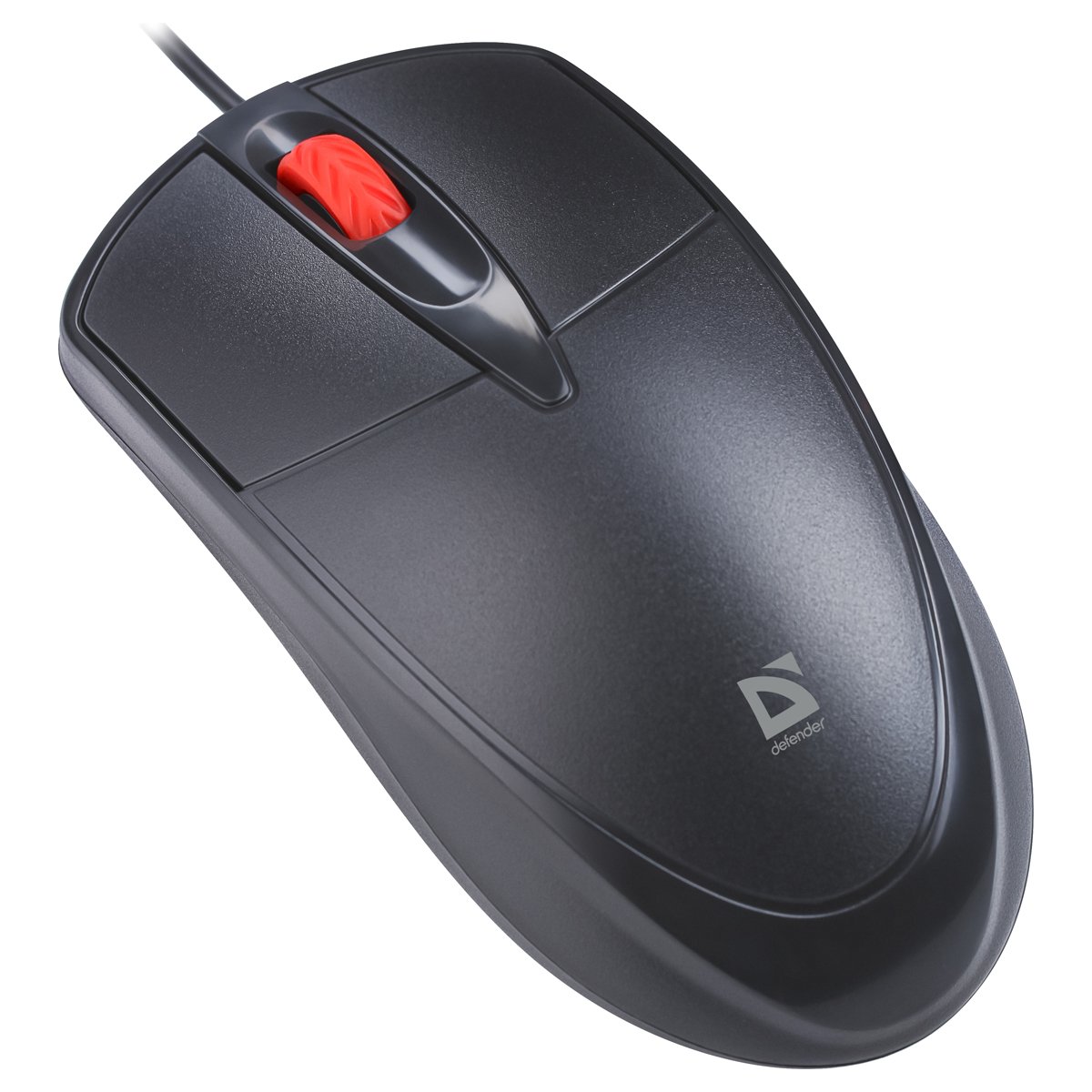 превью Мышь Defender Icon MB-057, бесшумная, USB, черный, 3btn+Roll