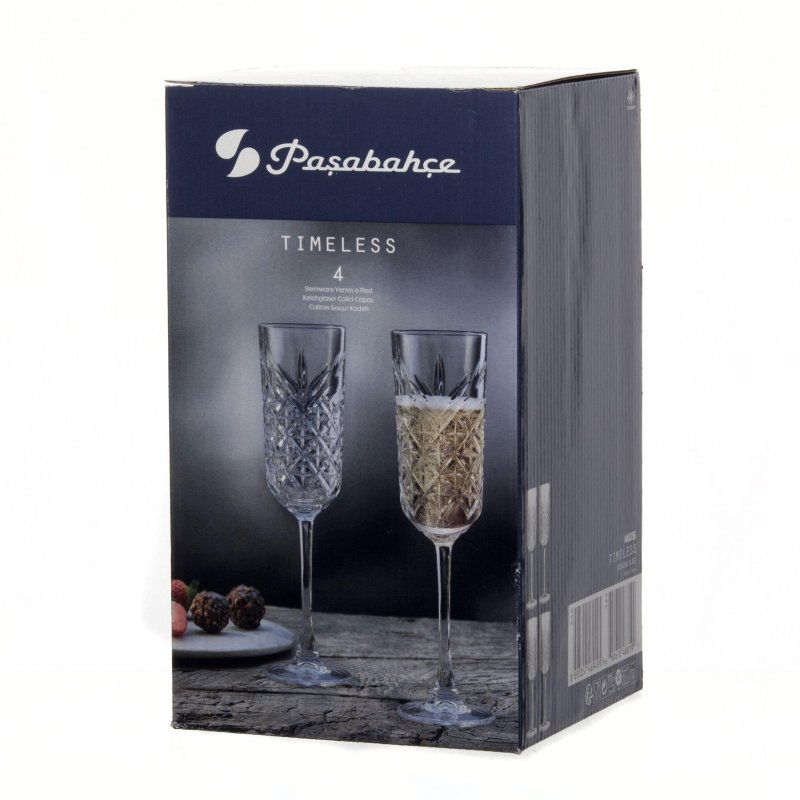 Набор бокалов для шампанского 4 шт. TIMELESS 175 мл (440356)