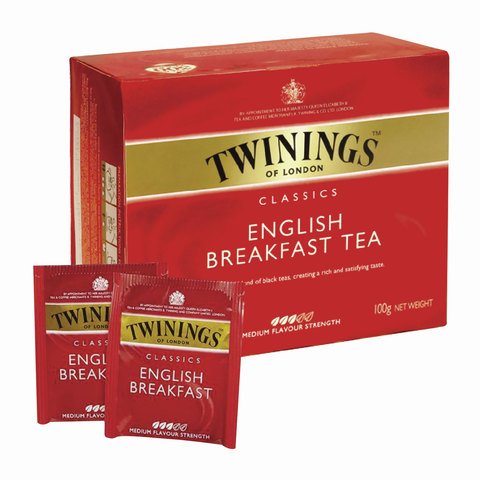 Чай TWININGS «English Breakfast», черный, 50 пакетиков арт. 51543 ...