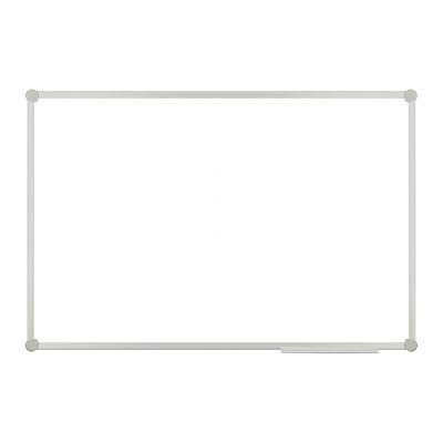 Доска магнитно-маркерная OfficeSpace, 60×90см, алюминиевая рамка Slim, полочка