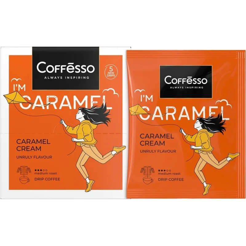 Кофе Coffesso Caramel Cream в дрип-пакетах, 5×10г