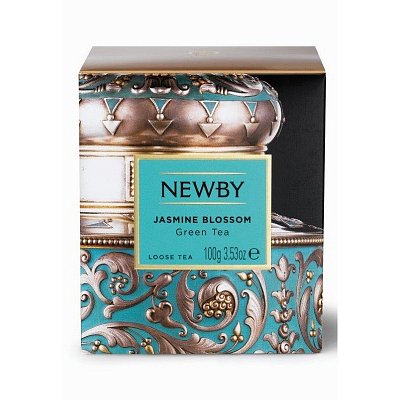 Чай Newby зеленый с цветком жасмина 100 г