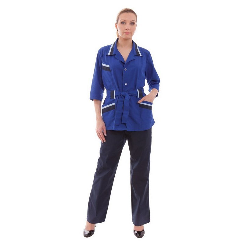 превью Костюм женский у04-КБР васильковый/синий (размер 48-50, рост 158-164)