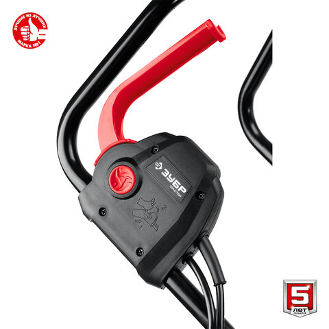 Газонокосилка сетевая ЗУБР ГСЦ-42-2000, 2000 Вт, 3200 об./мин, ширина скашивания 42 см