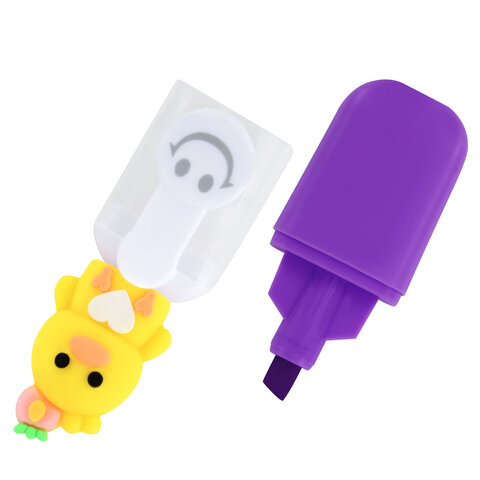 Набор текстовыделителей с топперами 6 ЦВЕТОВ НЕОН, «НЕЖНЫЕ ЦЫПЛЯТА», линия 1-4 мм, FUNSTER (ФАНСТЕР)