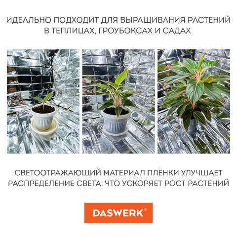 Термоодеяло/покрывало изотермическое серебро/золото спасательное 160×210 см, DASWERK, 630841