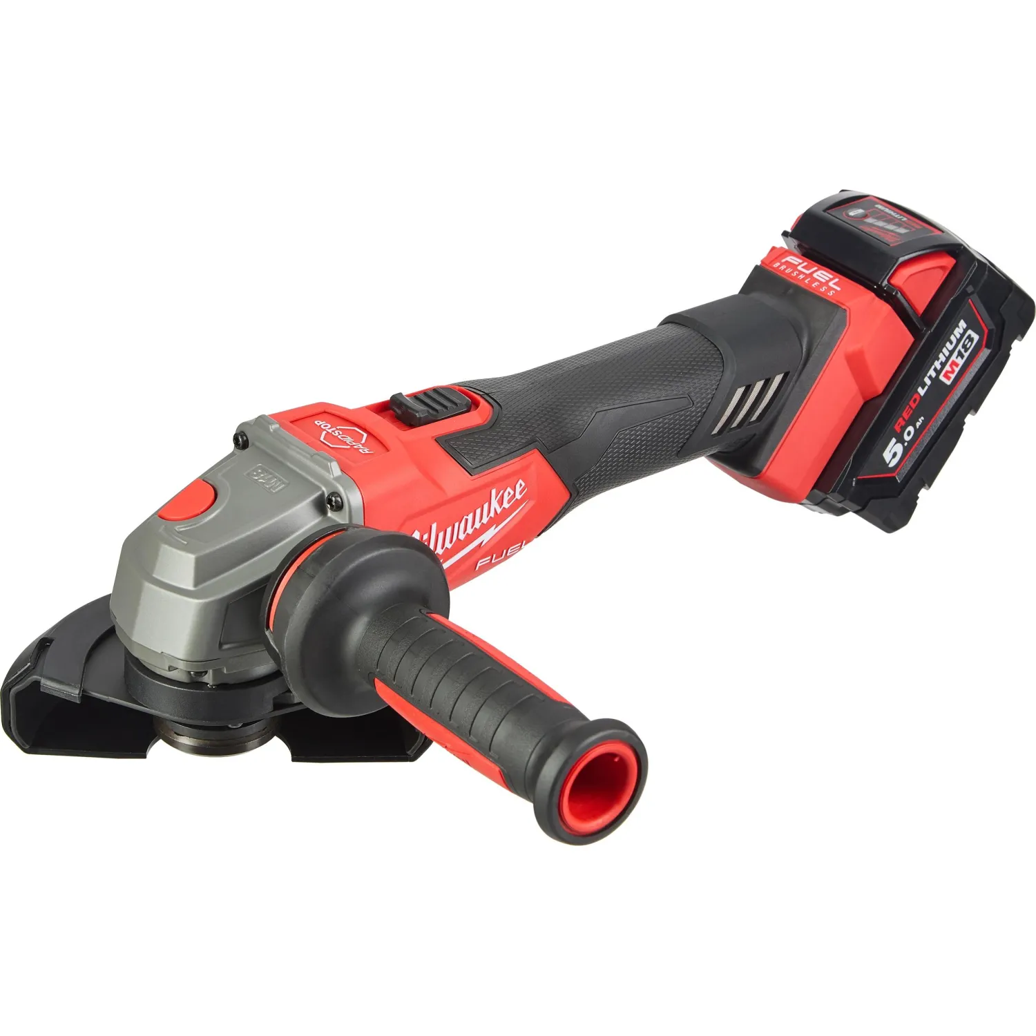 превью Шлифмашина угловая акк. Milwaukee M18 FSAG125XB-502X FUEL (Li-Ion 5 Ач)