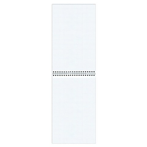 Блокнот БОЛЬШОЙ ФОРМАТ (200×290 мм) А4, 80 л., гребень, картон, жесткая подложка, клетка, ОФИСМАГ, темно-синий