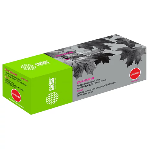 превью Картридж лазерный CACTUS (CS-C054HM) для Canon LBP 621/623, MF 641/643/645, пурпурный, ресурс 2300 страниц