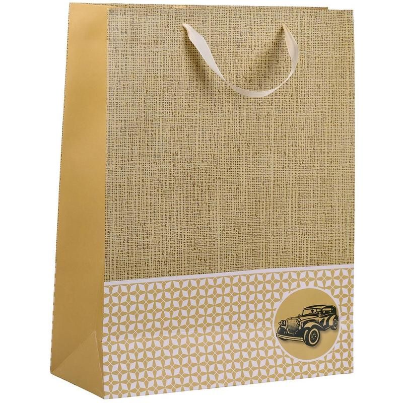 Пакет подарочный бумажный Транспорт (41×31×12 см)