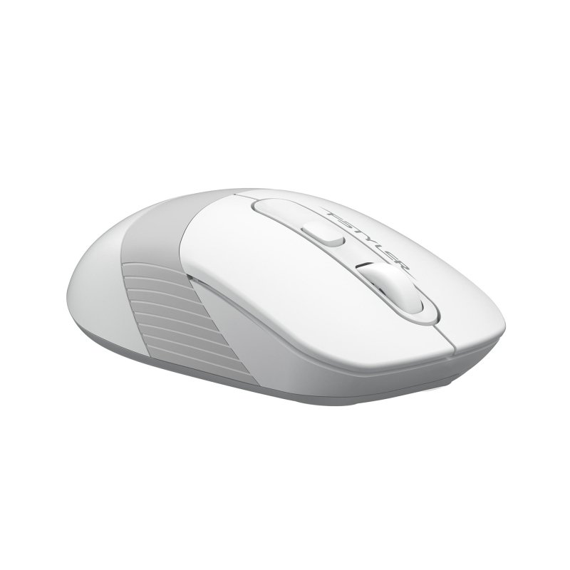 Мышь компьютерная A4Tech Fstyler(FG10S WHITE)бел/сер/2000dpi/беспроводн/4кн