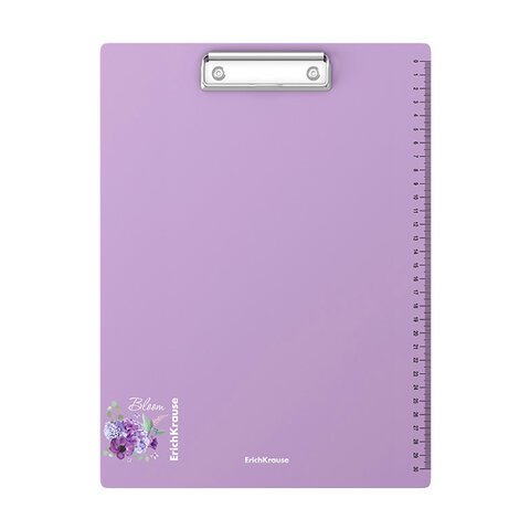 Доска-планшет ERICH KRAUSE Matt Pastel с прижимом А4 (320×225 мм), шкала 30см, пластик, 1.3 мм,61218