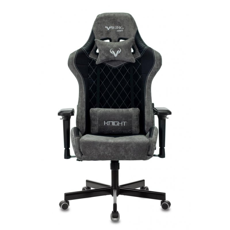 превью Кресло игровое Бюрократ VIKING 7 KNIGHT B FABRIC, ML, ткань/экокожа черный, реклайнер (до 150кг)