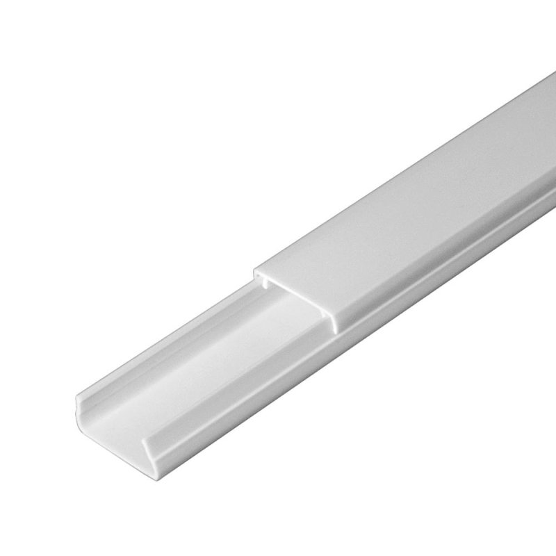 Кабель-канал белый 2-й замок 20×10х2000мм Промрукав PR.0325203 - купить ...