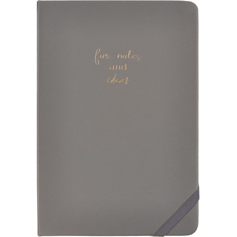 Ежедневник недатированный серый, А5.140×200мм, 136 л. ATTACHE