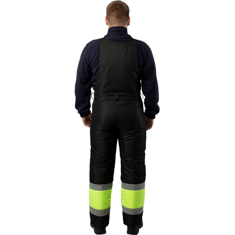 Брюки рабочие зимние муж. з28-БР лимон/черн (р.48-50) 170-176