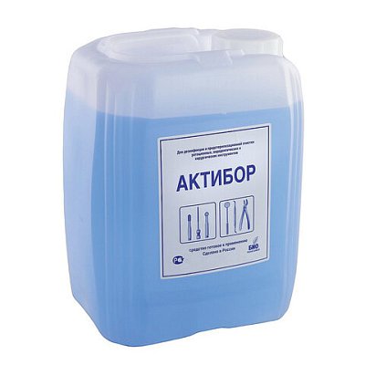 Средство дезинфицирующее для инструментов 5 л, АКТИБОР, готовый раствор, ДА-5К (ЧЗ)