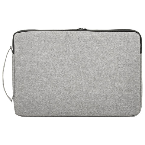 Чехол для ноутбука HEIKKI OPTION 13-14'' (ХЕЙКИ), с ручкой и карманом, серый, 35.5×24х2.5 см