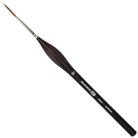 Кисти художественные набор 12 шт., синтетика, BRAUBERG ART CLASSIC, ЭРГОНОМИЧНЫЕ