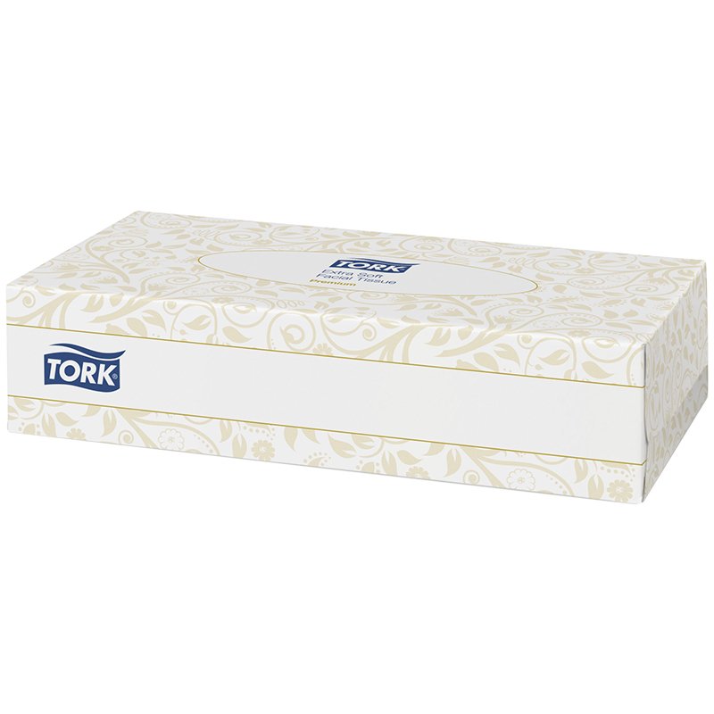 Салфетки косметические Tork Premium 120380 2-слойные (100 штук в упаковке)
