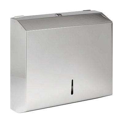 Диспенсер для полотенец листовых OfficeClean Professional (Z-сл. ), нержавеющая сталь, глянцевое покрытие