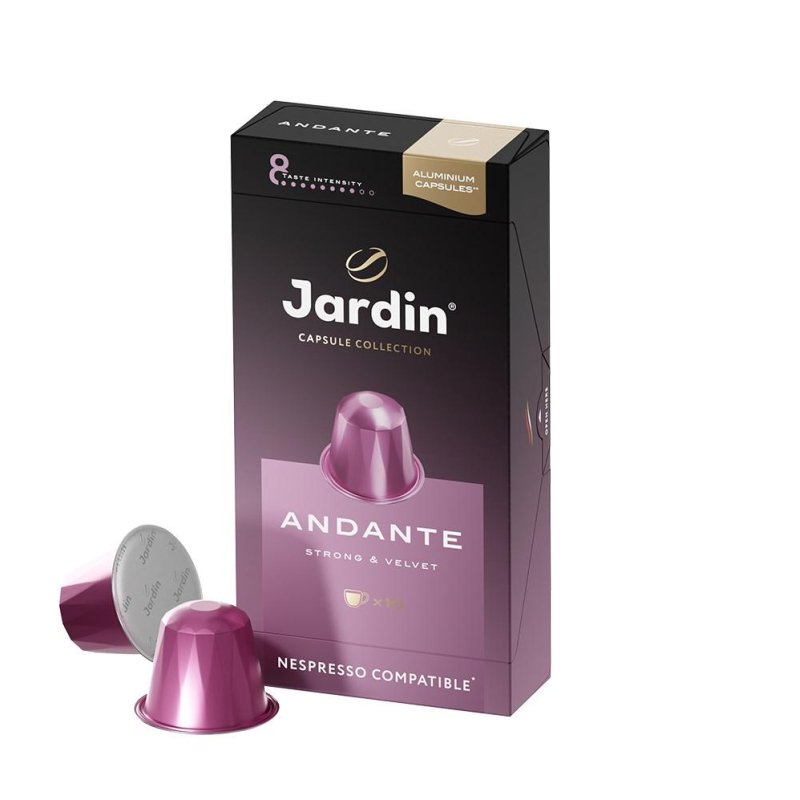 Капсулы для кофемашин Jardin Andante (10 штук в упаковке)