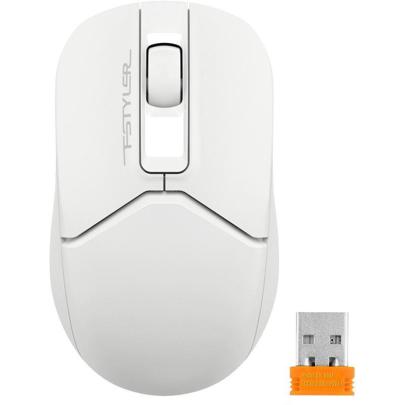 Мышь компьютерная A4Tech Fstyler (FG12 WHITE) оптическая/1200dpi/3but