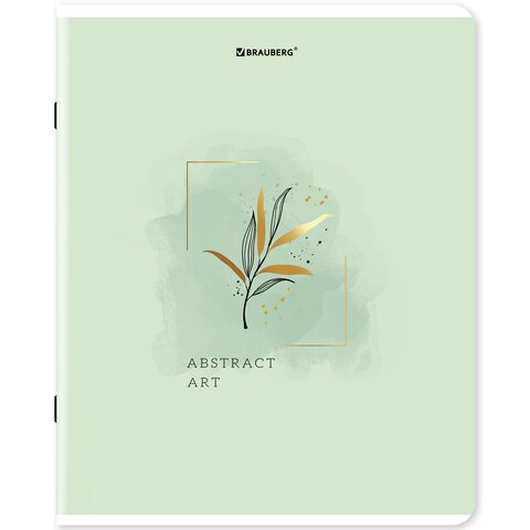 Тетради ДЭК А5 48 л. КОМПЛЕКТ 5 шт. BRAUBERGклеткаматовая ламинацияфольга«Pastel Art»404678