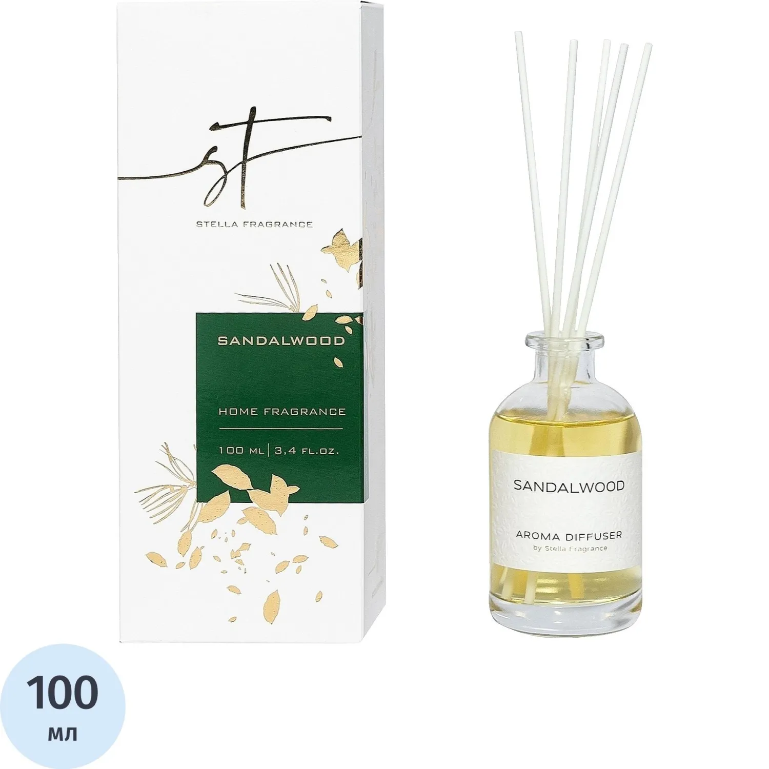 превью Аромадиффузор Stella Fragrance Сандаловое дерево 100 мл