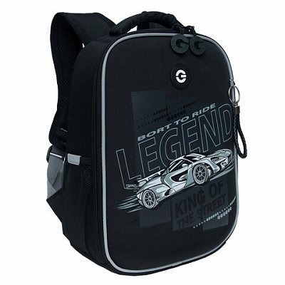 Ранец GRIZZLY анатомическая спинка, облегченный, для мальчиков, см, LEGEND, 37×26х16 см