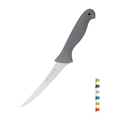Нож разделочный 6 150мм с цветными вставками Colour Luxstahl (кт1803)