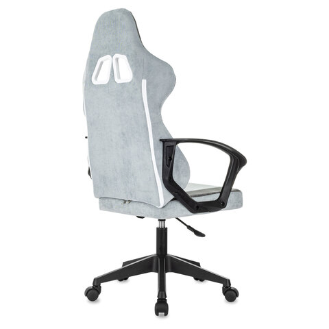 Кресло компьютерное BRABIX ''Forcer GM-127''2 подушкитканьсерое/светло-голубое533214