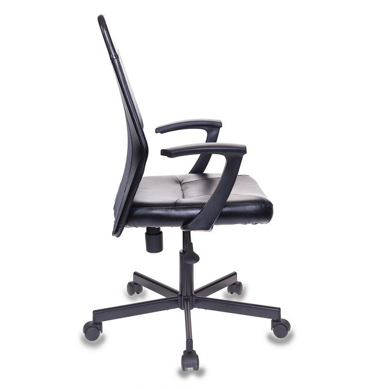  офисное Easy Chair 225 PTW черное/серое (искусственная кожа .