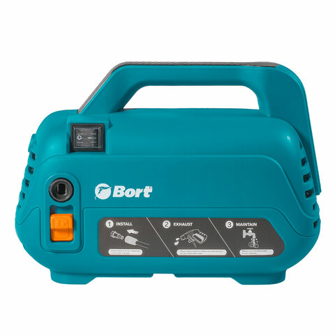 Минимойка BORT BHR-1600-COMPACT, мощность 1.6 кВт, давление 120 бар, шланг 5 м