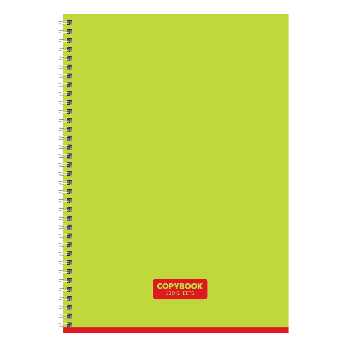 Тетрадь 120л., А4, клетка, на гребне BG «Copybook», глянцевая ламинация