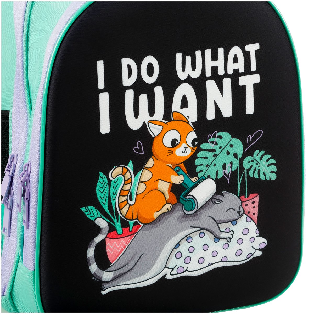 Ранец ArtSpace School Friend Light «Do what I want» 35×29×12см, 2 отделения, 2 кармана, анатомическая спинка